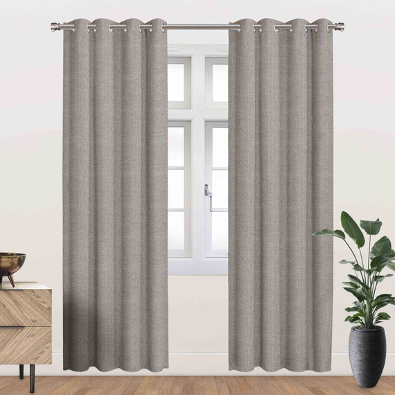 Driscoll Energy Saving Blackout Grommet Panel - Taupe 54"x84"